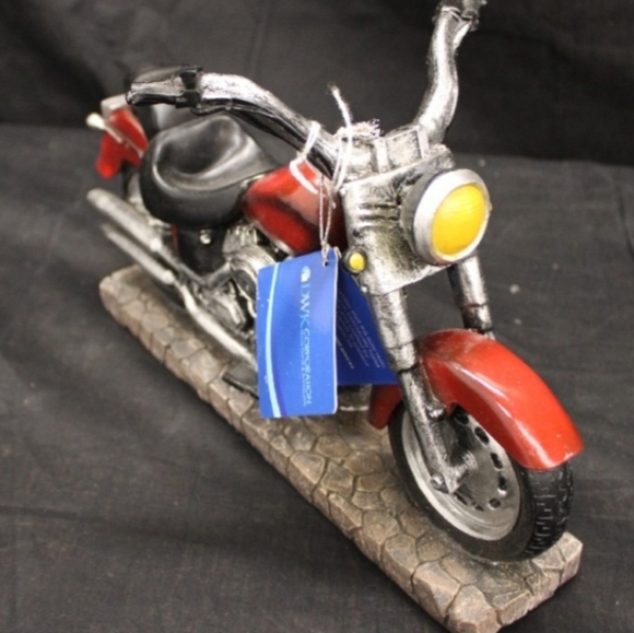 The World of Wonders Easy Rider wine holder is about 12 inches tall. It was feat - Picture 2 of 6